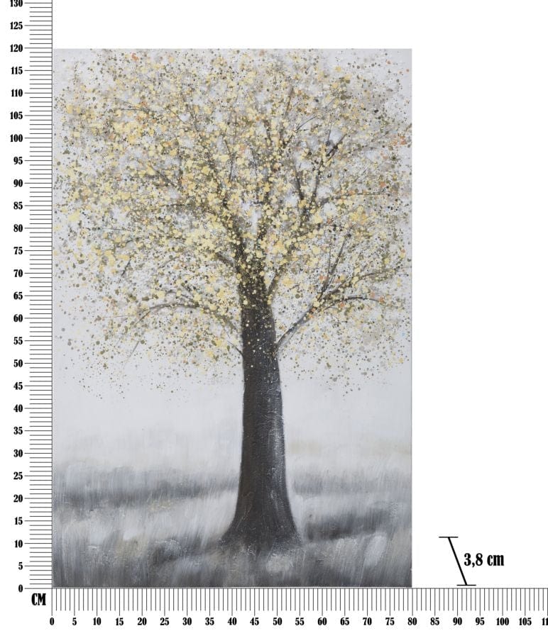 Mauro Ferretti Dipinto Su Tela Tree Simple -A- cm 80x3,8x120