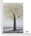 Mauro Ferretti Dipinto Su Tela Tree Simple -A- cm 80x3,8x120