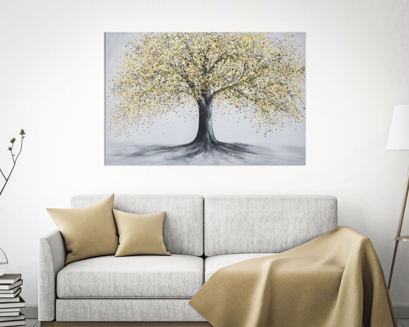 Mauro Ferretti Dipinto Su Tela Tree Simple -B- cm 120x3,8x80