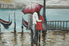 Mauro Ferretti Dipinto Su Tela Venice cm 120x3,7x80