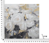 Mauro Ferretti Dipinto Su Tela White Flower -B- cm 90x3,7x90