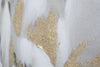 Mauro Ferretti Dipinto Su Tela White/Gold Flower cm 80x3,7x100