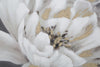 Mauro Ferretti Dipinto Su Tela White/Gold Flower cm 80x3,7x100