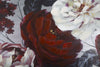 Mauro Ferretti Dipinto Su Tela White/Red Flower Darkback cm 120x3,7x60