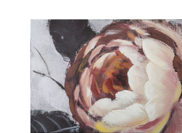Mauro Ferretti Dipinto Su Tela White/Red Flower Lightback cm 150x3,8x76