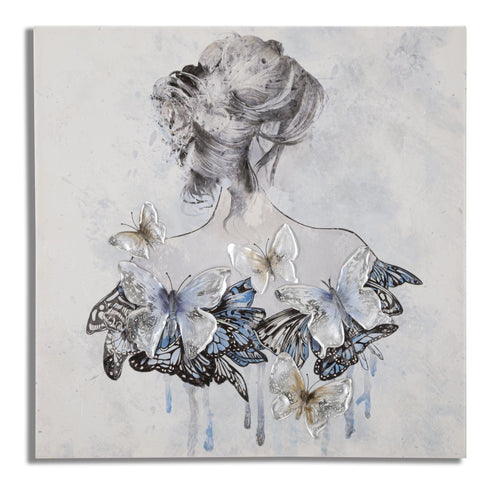 Mauro Ferretti Dipinto Woman -A- cm 80x2,8x80