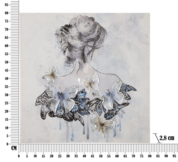 Mauro Ferretti Dipinto Woman -A- cm 80x2,8x80
