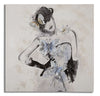 Mauro Ferretti Dipinto Woman -B- cm 80x2,8x80