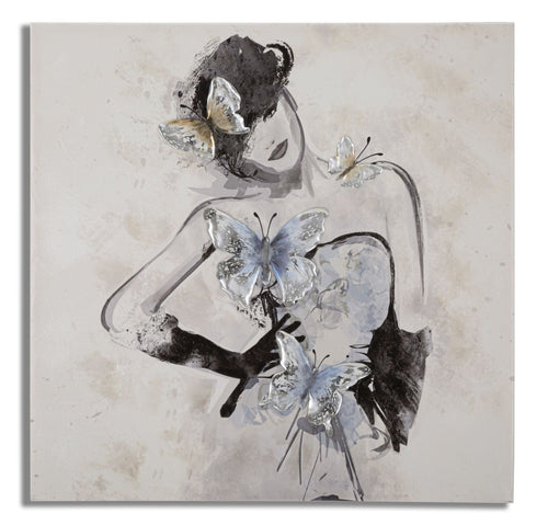 Mauro Ferretti Dipinto Woman -B- cm 80x2,8x80