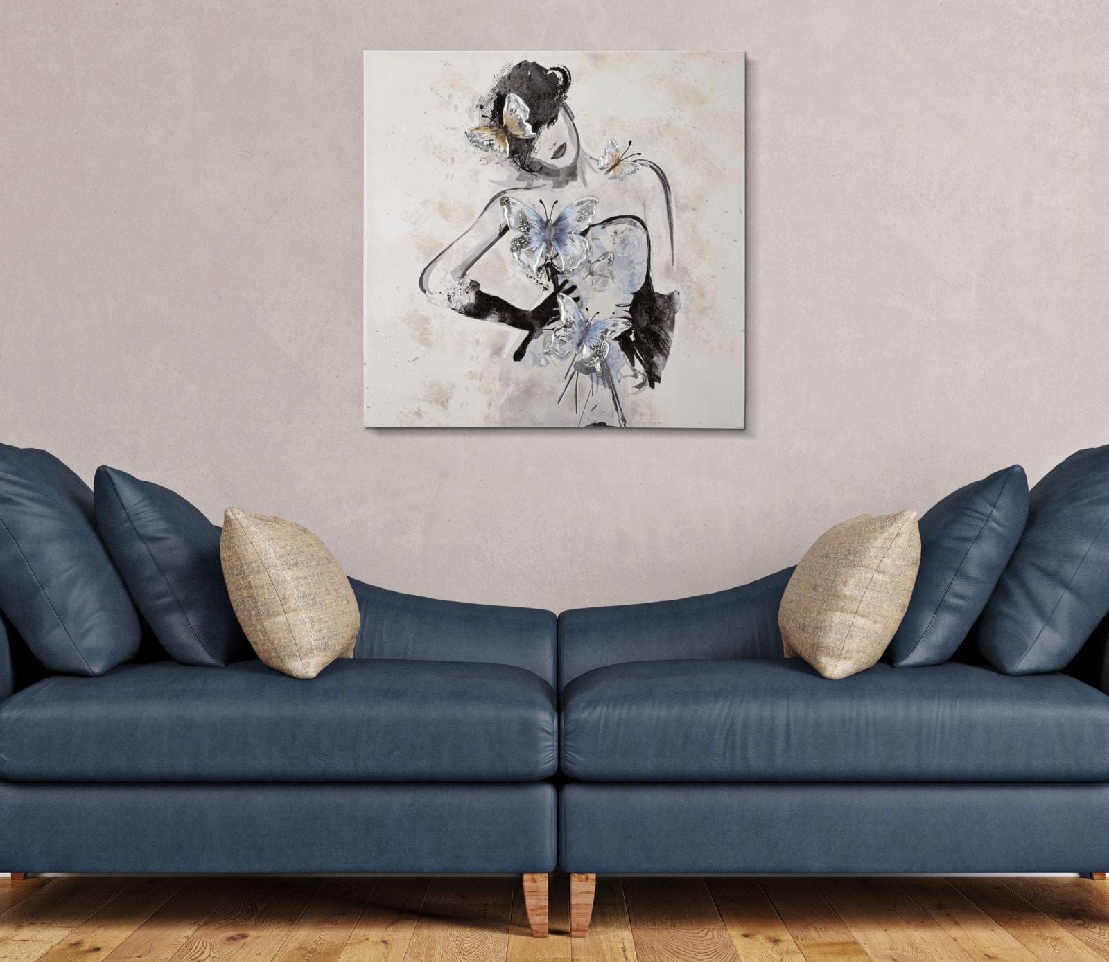 Mauro Ferretti Dipinto Woman -B- cm 80x2,8x80