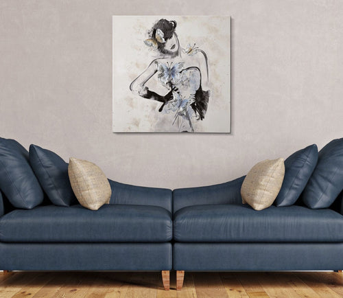 Mauro Ferretti Dipinto Woman -B- cm 80x2,8x80