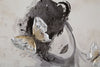 Mauro Ferretti Dipinto Woman -B- cm 80x2,8x80