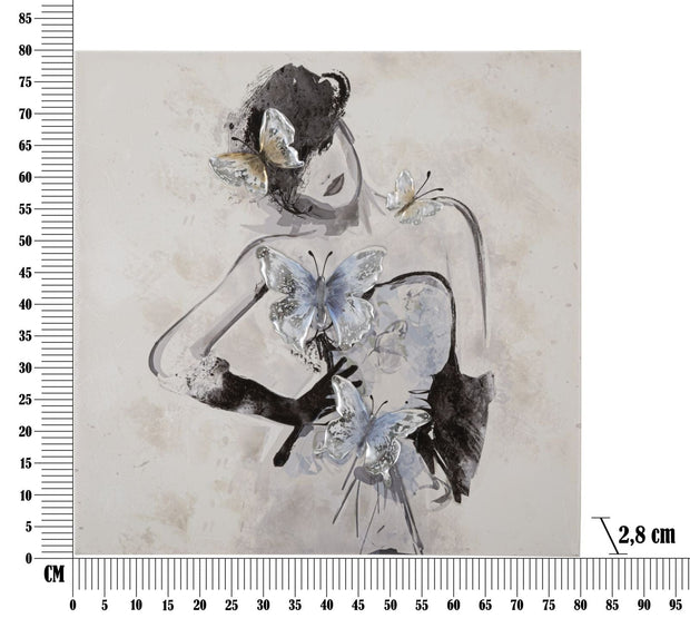 Mauro Ferretti Dipinto Woman -B- cm 80x2,8x80