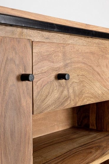 Bizzotto Dispensa con 1 cassetto e 4 ante Nartan High Naturale