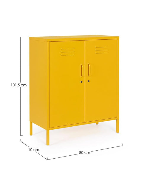 Bizzotto Dispensa con 2 ante Cambridge Giallo