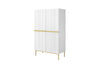 Dispensa con 2 ante e 2 cassetti Nicole 100-2D2SZ Oro (5)