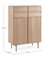 Bizzotto Dispensa con 2 ante Widald High Naturale