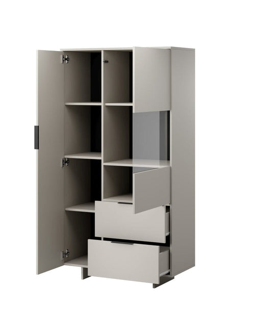 Halmar Dispensa con 2 cassetti e 2 ante Alma Beige