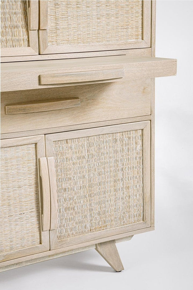 Bizzotto Dispensa con 4 ante Sahana Naturale