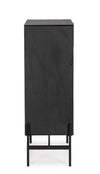 Bizzotto Dispensa con 5 cassetti Allycia Nero