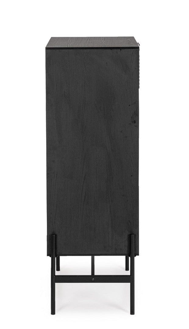 Bizzotto Dispensa con 5 cassetti Allycia Nero