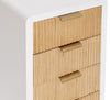 Bizzotto Dispensa con 5 cassetti Charley Bianco