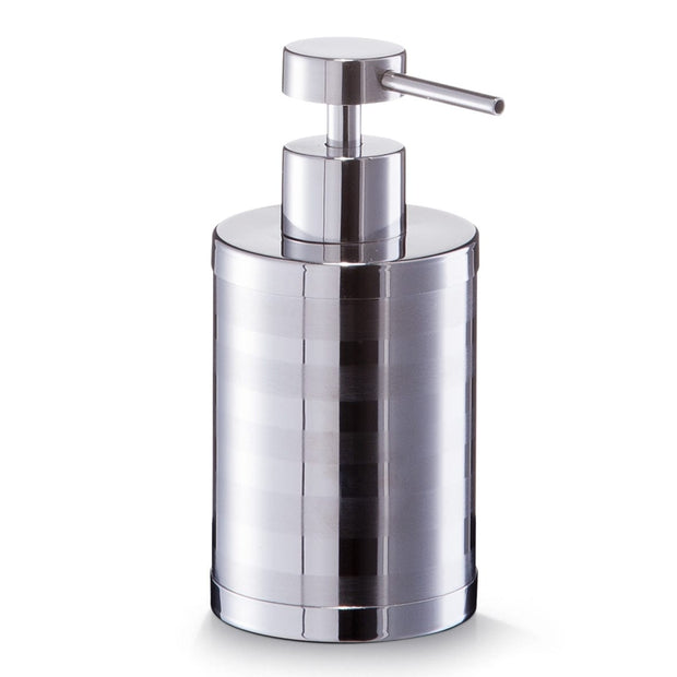 Zeller Distributore di sapone in acciaio inox, Ø 7xH15,5 cm
