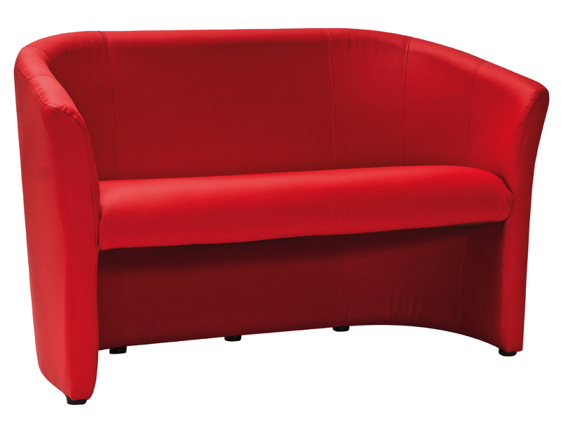 Signal Divano 2 posti in ecopelle TM-2 Rosso