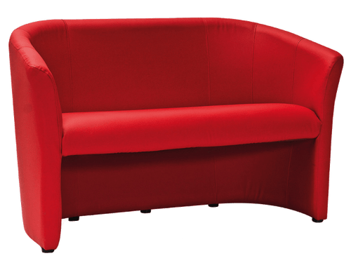 Signal Divano 2 posti in ecopelle TM-2 Rosso