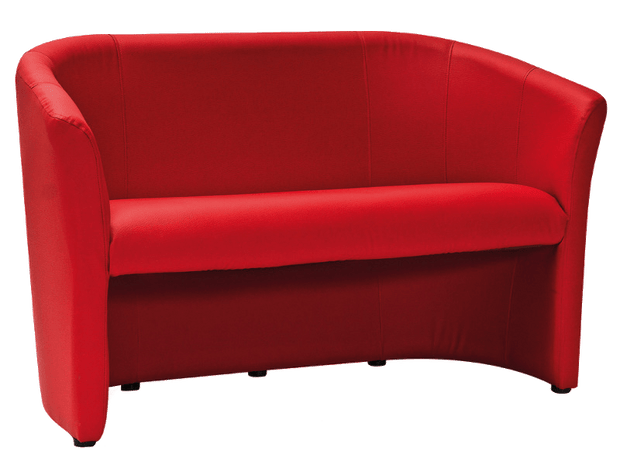 Signal Divano 2 posti in ecopelle TM-2 Rosso