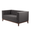 Customform Divano 2 posti in tessuto By Tom Antracite
