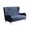 Customform Divano 2 posti in tessuto Cozyboy Blu