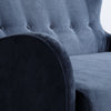 Customform Divano 2 posti in tessuto Cozyboy Blu