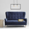 Customform Divano 2 posti in tessuto Cozyboy Blu