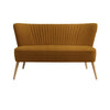 Customform Divano 2 posti in tessuto Harry Giallo