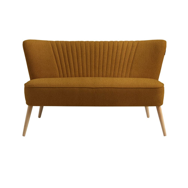 Customform Divano 2 posti in tessuto Harry Giallo