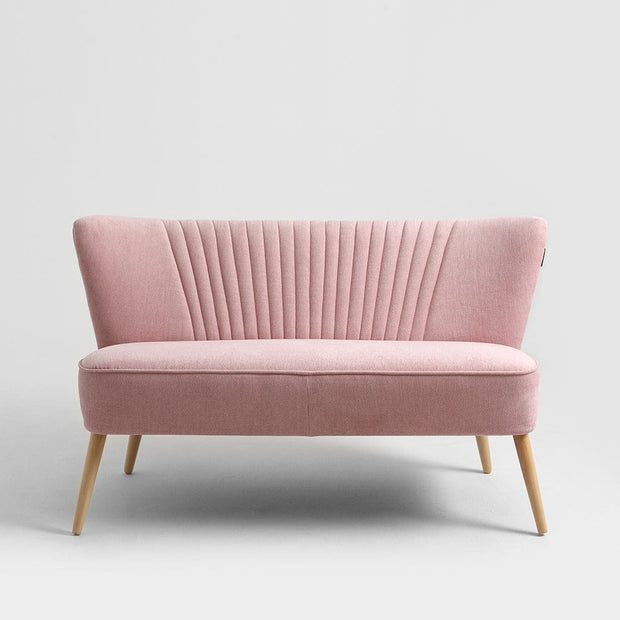 Customform Divano 2 posti in tessuto Harry Rosa