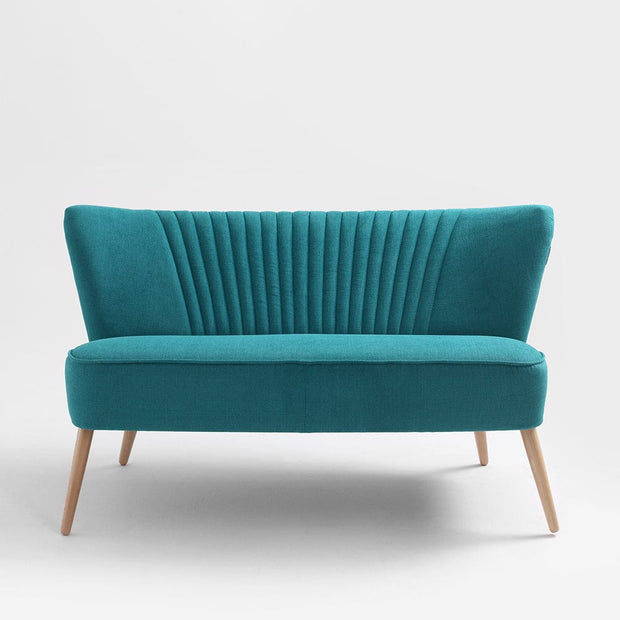 Customform Divano 2 posti in tessuto Harry Turchese