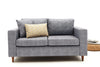 Asir Divano 2 posti in tessuto Step Grigio