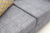 Asir Divano 2 posti in tessuto Step Grigio