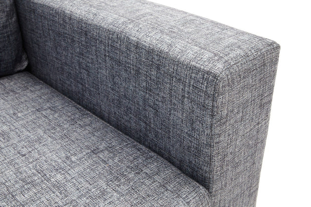 Asir Divano 2 posti in tessuto Step Grigio