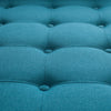 Customform Divano 2 posti in tessuto Topic Blu