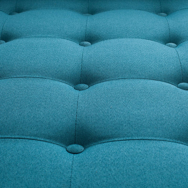 Customform Divano 2 posti in tessuto Topic Blu