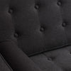 Customform Divano 2 posti in tessuto Topic Wood Antracite