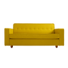 Customform Divano 2 posti in tessuto Zugo Giallo