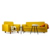 Customform Divano 2 posti in tessuto Zugo Giallo