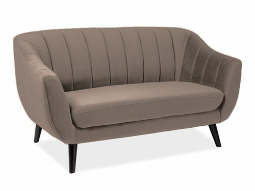 Signal Divano 2 posti in velluto Elite 2 Beige
