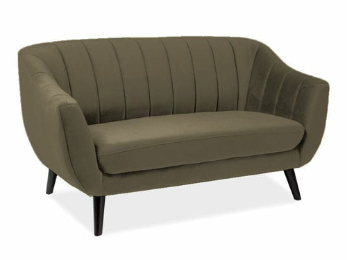 Signal Divano 2 posti in velluto Elite 2 Beige