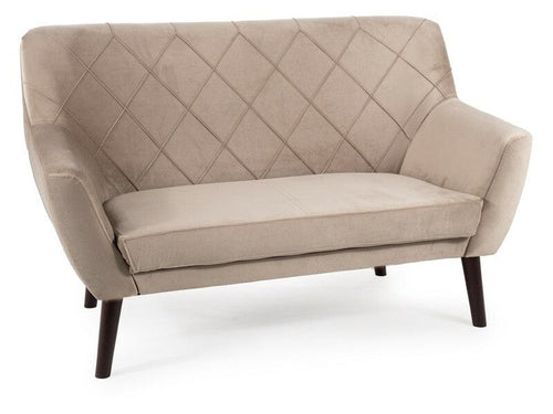 Signal Divano 2 posti in velluto Kier 2 Beige
