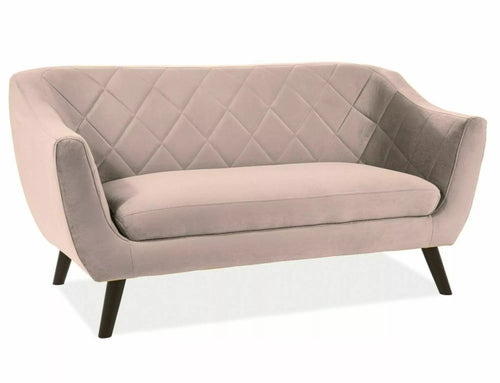 Signal Divano 2 posti in velluto Molly 2 Beige